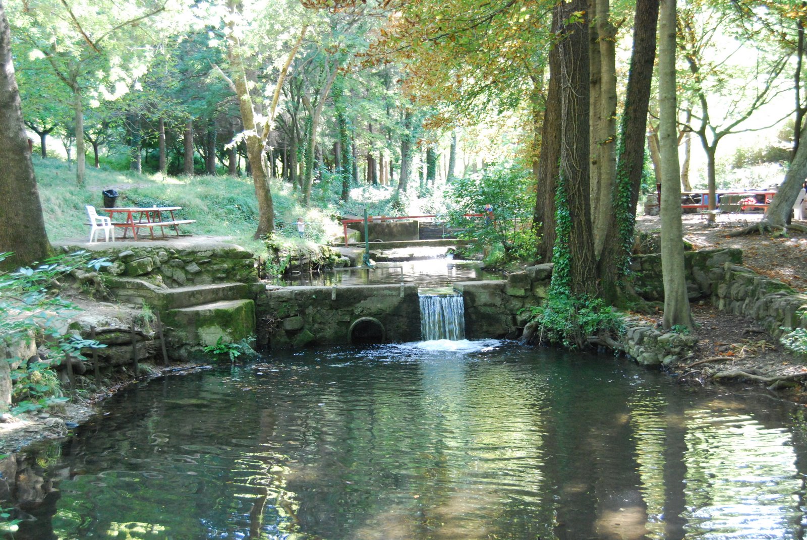 Gorgeous view of a river near Montpellier, south of France