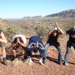 Un delire dans le desert d'Australie avec des touristes japonais
