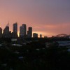 Vue sur la city et le Harbour Bridge, Sydney, Australie