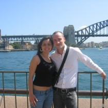 Aurelien and Thays in Sydney sept 2007