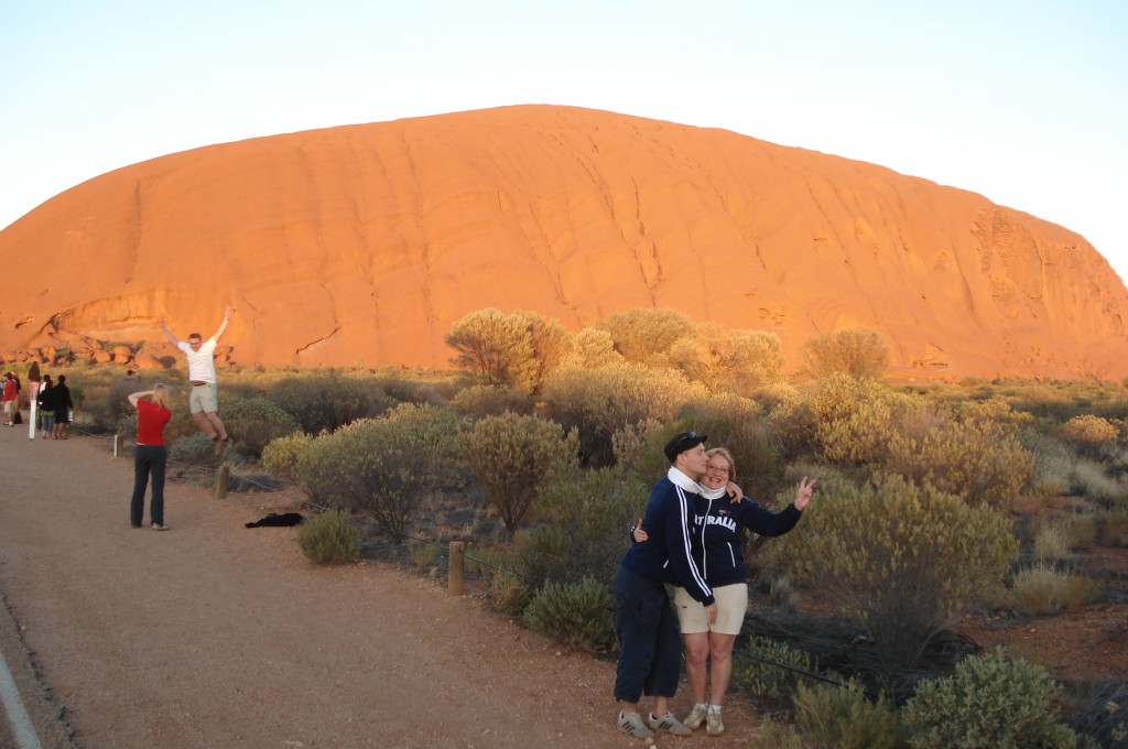 Aurélien et Josiane Ayers Rock Australie 2008